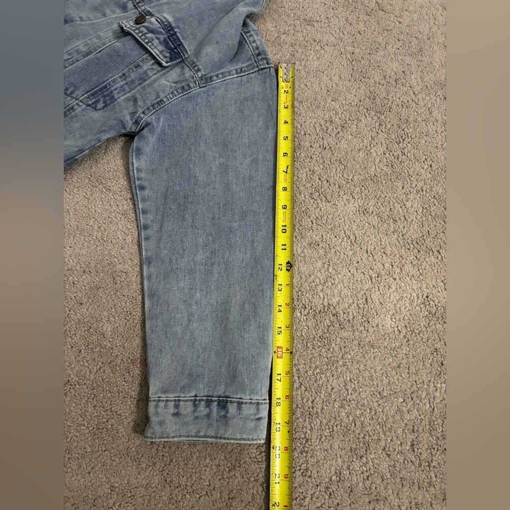 Loragal Blue Denim Jean Jacket Size L - Picture 11 of 11
